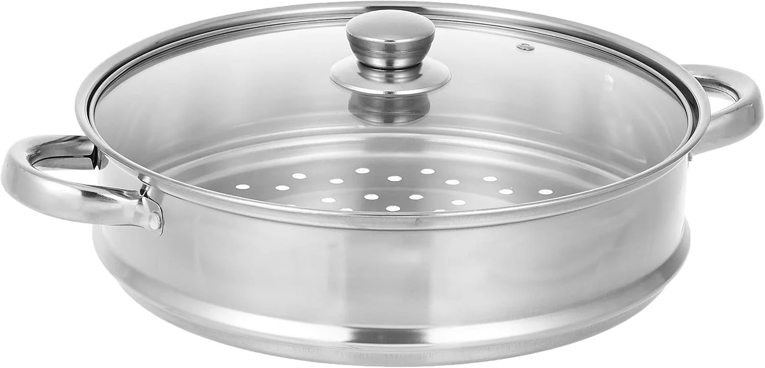 بخارپز 4 طبقه استیل رویال فورد / 30CM1X8، نقره ای، RF10427
