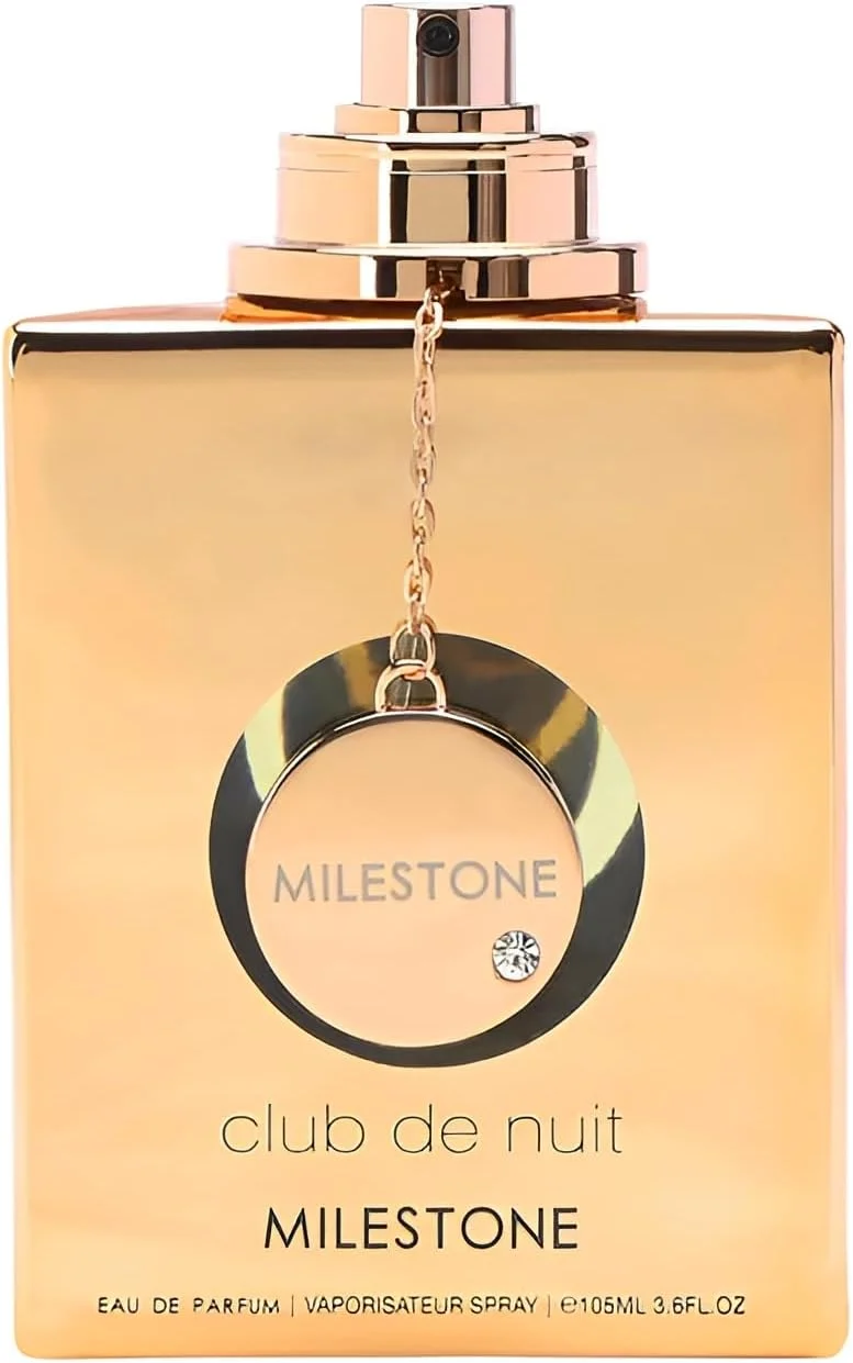 عطر زنانه آرماف کلاب د نویت مایلستون، ادو پرفیوم زنانه 105 میلی لیتر از برند آرماف، محصولی از خانه استرلینگ، طلایی عطر زنانه آرماف کلاب د نویت مایلستون، ادو پرفیوم زنانه 105 میلی لیتر از برند آرماف، محصولی از خانه استرلینگ، طلایی
