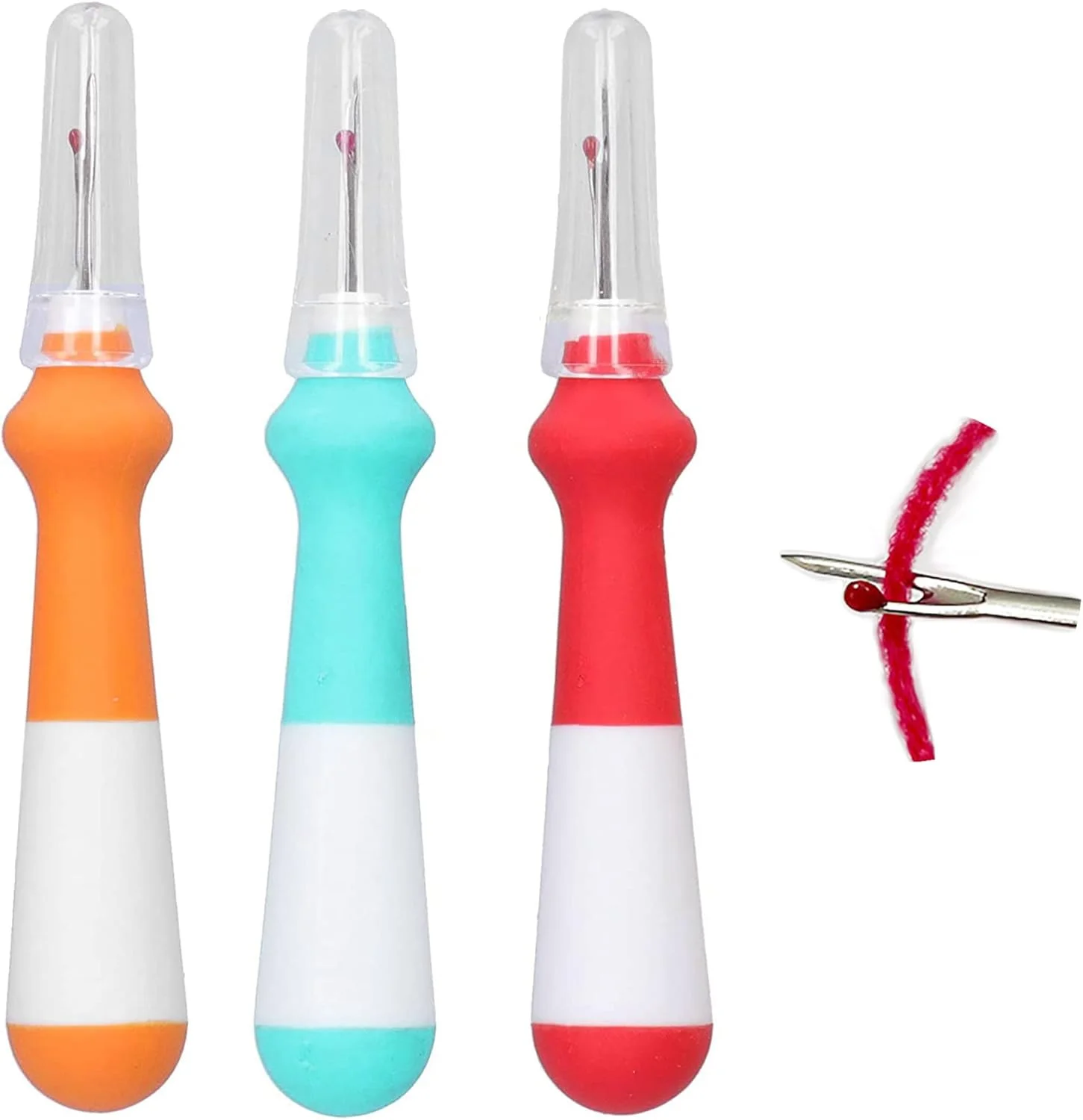 بسته 3 عددی بشکاف KASTWAVE، ابزار شکافتن درز، شکافنده بخیه با دسته ارگونومیک، بشکاف تیز برای باز کردن سریع درزهای دوخت