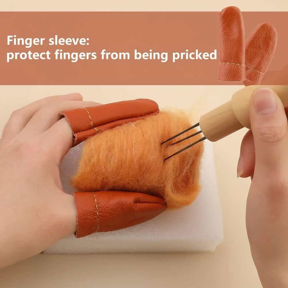 کیت گلدوزی پانچ KASTWAVE، ابزارهای سوزن نمدی پشمی، لوازم نمدی سوزنی، کیت ابزار نمدی پشمی با سوزن های نمدی 3 سایز، برای صنایع دستی DIY، مبتدی حرفه ای کیت گلدوزی پانچ KASTWAVE، ابزارهای سوزن نمدی پشمی، لوازم نمدی سوزنی، کیت ابزار نمدی پشمی با سوزن های نمدی 3 سایز، برای صنایع دستی DIY، مبتدی حرفه ای