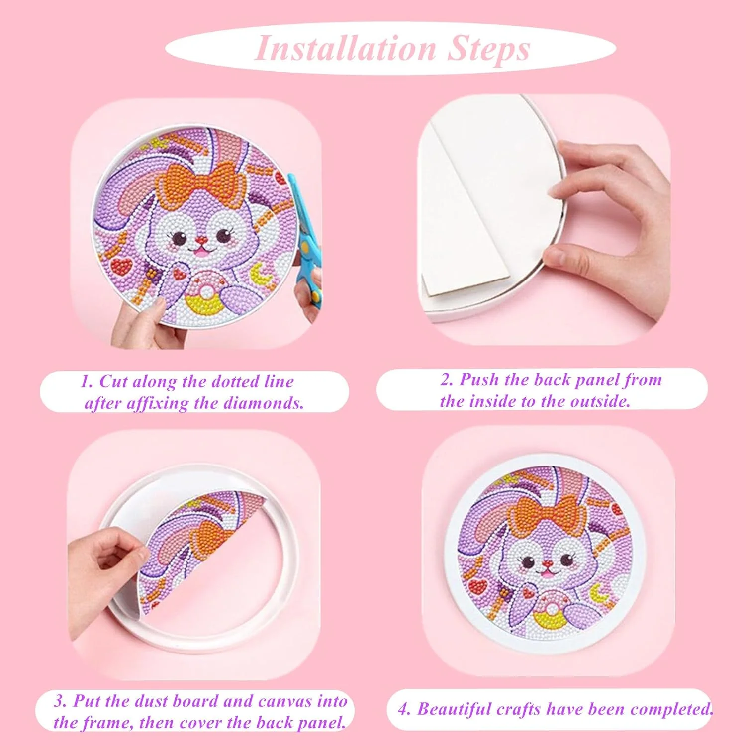 نقاشی با اعداد NASHRIO DIY برای مبتدیان، کیت هنری الماس 5D گرد برای بزرگسالان، لوازم هنری و صنایع دستی، کیت های نقاشی الماس به عنوان هدیه برای کودکان، قطر 20 سانتی متر. نقاشی با اعداد NASHRIO DIY برای مبتدیان، کیت هنری الماس 5D گرد برای بزرگسالان، لوازم هنری و صنایع دستی، کیت های نقاشی الماس به عنوان هدیه برای کودکان، قطر 20 سانتی متر.