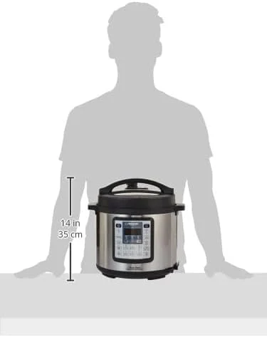 زودپز دیجیتال آرشیا، 6 لیتر، مدل Ep118-2372، مشکی "حداقل 1 سال گارانتی تولید کننده"