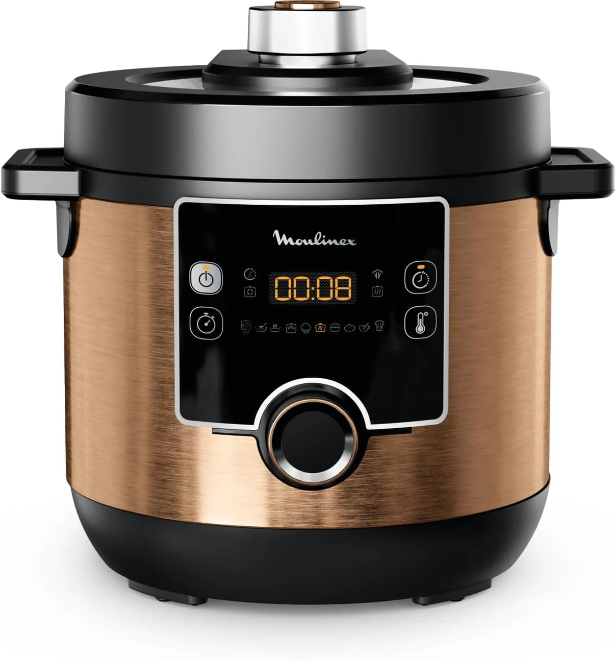 زودپز برقی مولینکس | توربو کویزین ماکسی 7.6 لیتری، چندکاره سریع | آسان | متنوع | نتایج پخت عالی | 10 برنامه پخت اتوماتیک | حالت دستی | 2 سال گارانتی | CE777G27