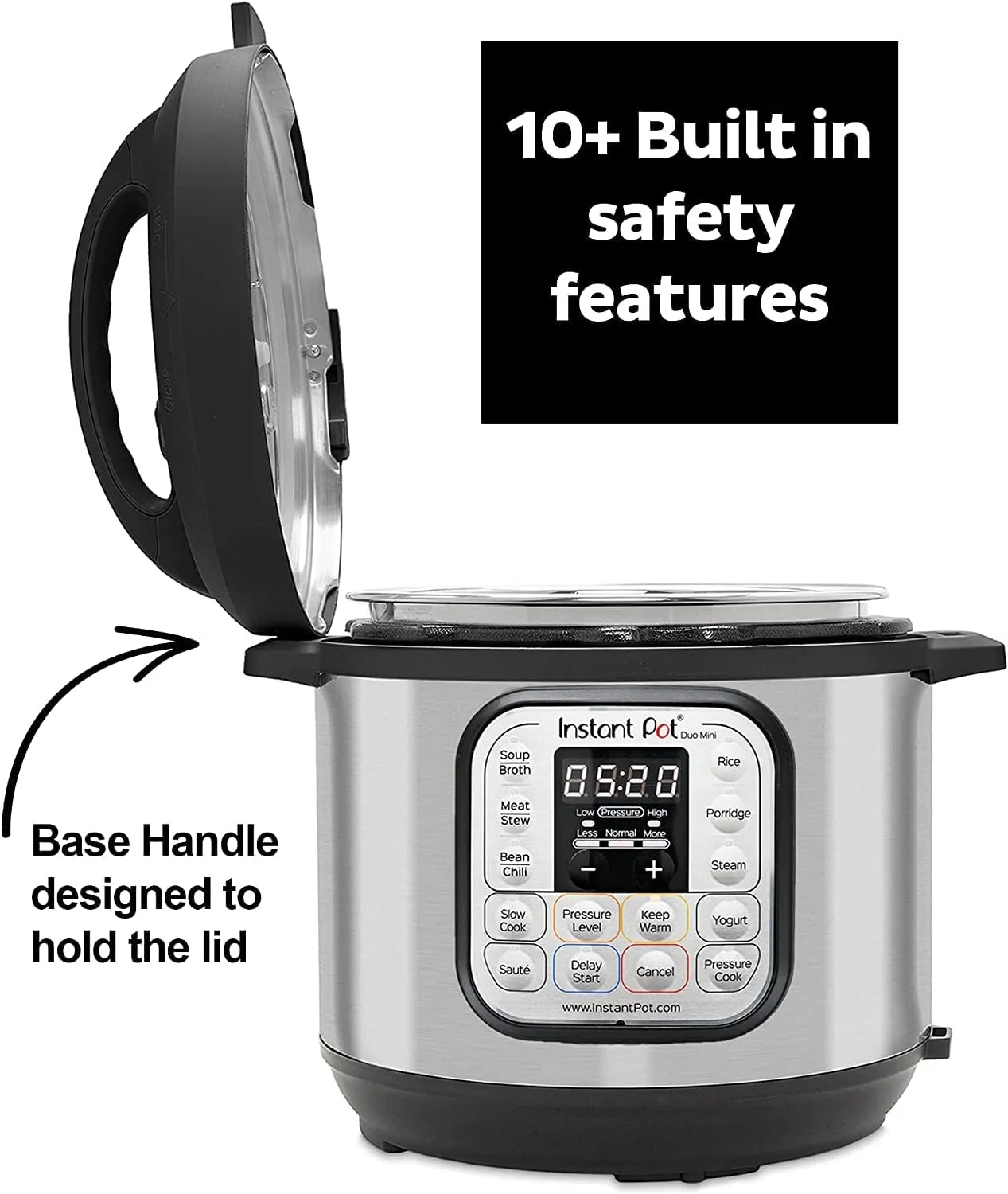 زودپز Instant Pot Duo 8، چندکاره هوشمند 7 در 1 با توان 1200 وات، پلوپز برقی 8 لیتری، آرام پز، پلوپز، تابه سرخ کن، ماست ساز، بخارپز، گرم نگهدارنده غذا، 1 سال گارانتی سازنده زودپز Instant Pot Duo 8، چندکاره هوشمند 7 در 1 با توان 1200 وات، پلوپز برقی 8 لیتری، آرام پز، پلوپز، تابه سرخ کن، ماست ساز، بخارپز، گرم نگهدارنده غذا، 1 سال گارانتی سازنده