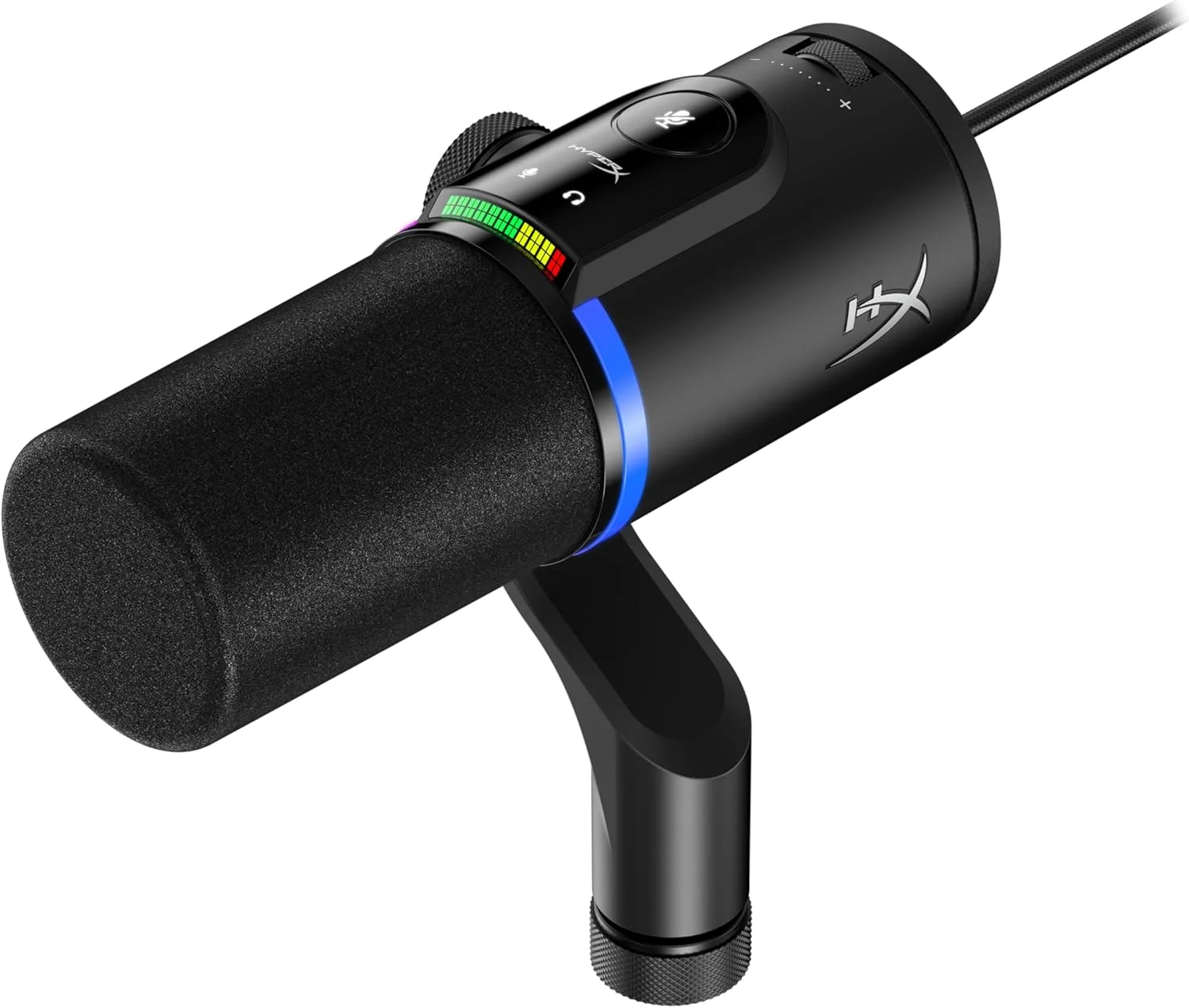 میکروفون دینامیک XLR/USB استریمینگ HyperX FlipCast