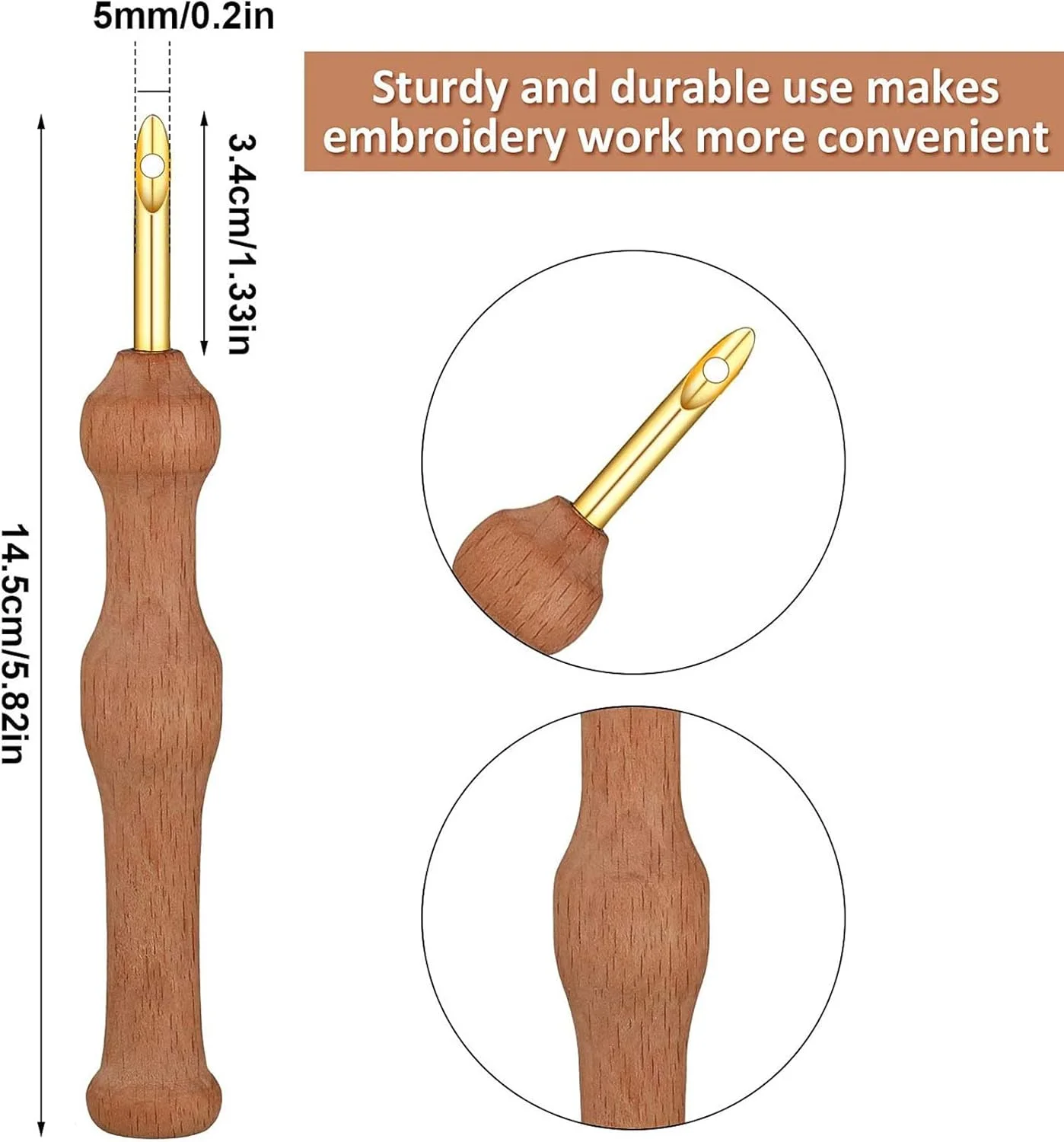 ست 17 تکه سوزن پانچ ELECDON، کیت های گلدوزی سوزنی، سوزن پانچ نخ فرش قابل تنظیم، قلم گلدوزی دسته چوبی، نخ سوزن، پارچه سوزن پانچ برای نخ گلدوزی مبتدیان بخیه متقاطع ست 17 تکه سوزن پانچ ELECDON، کیت های گلدوزی سوزنی، سوزن پانچ نخ فرش قابل تنظیم، قلم گلدوزی دسته چوبی، نخ سوزن، پارچه سوزن پانچ برای نخ گلدوزی مبتدیان بخیه متقاطع