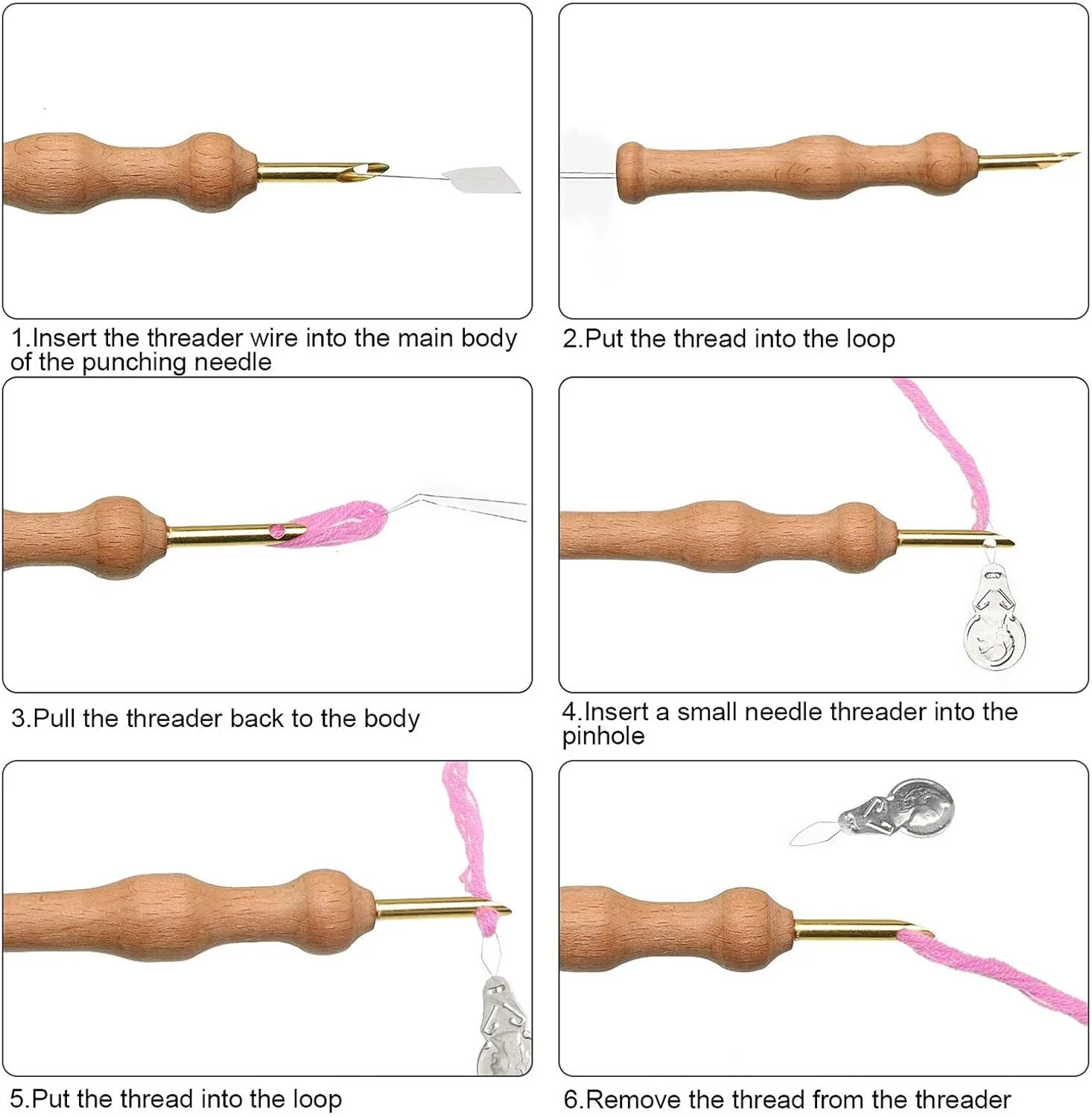 ست 17 تکه سوزن پانچ ELECDON، کیت های گلدوزی سوزنی، سوزن پانچ نخ فرش قابل تنظیم، قلم گلدوزی دسته چوبی، نخ سوزن، پارچه سوزن پانچ برای نخ گلدوزی مبتدیان بخیه متقاطع ست 17 تکه سوزن پانچ ELECDON، کیت های گلدوزی سوزنی، سوزن پانچ نخ فرش قابل تنظیم، قلم گلدوزی دسته چوبی، نخ سوزن، پارچه سوزن پانچ برای نخ گلدوزی مبتدیان بخیه متقاطع