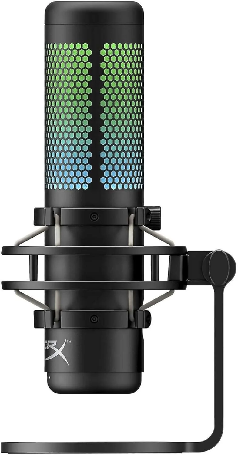میکروفون USB کاندنسر RGB هایپرایکس QuadCast S برای PC، PS4 و Mac، دارای پایه ضد لرزش، چهار الگوی قطبی، فیلتر پاپ، کنترل گین، مناسب برای بازی، استریم و پادکست (بازسازی شده) میکروفون USB کاندنسر RGB هایپرایکس QuadCast S برای PC، PS4 و Mac، دارای پایه ضد لرزش، چهار الگوی قطبی، فیلتر پاپ، کنترل گین، مناسب برای بازی، استریم و پادکست (بازسازی شده)