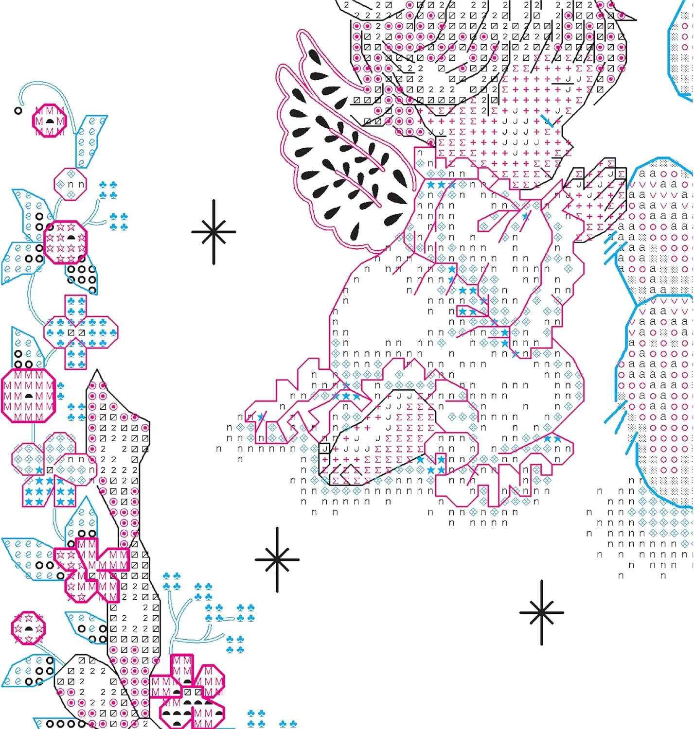 کیت کوسن دوزی چاپی ابعاد، طرح دعای شیرین، مناسب برای لحاف کودک، سایز 86x109 سانتی متر کیت کوسن دوزی چاپی ابعاد، طرح دعای شیرین، مناسب برای لحاف کودک، سایز 86x109 سانتی متر