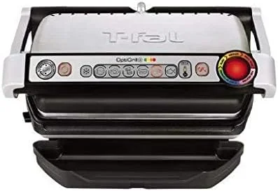 گریل برقی تفال Optigrill مناسب برای گریل کردن در فضای داخلی، 2000 وات، استیل ضد زنگ، مدل GC712D28 "حداقل 1 سال گارانتی سازنده" گریل برقی تفال Optigrill مناسب برای گریل کردن در فضای داخلی، 2000 وات، استیل ضد زنگ، مدل GC712D28 "حداقل 1 سال گارانتی سازنده"