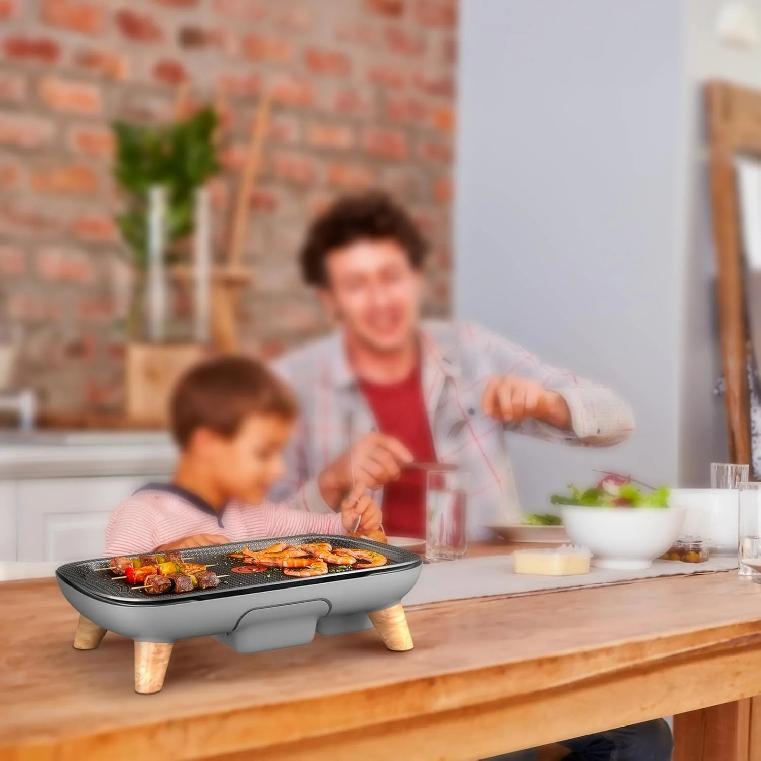 گریل برقی تفال مدل Plancha | Des Saveurs Gourmet | توان 2400 وات | پوشش نچسب Titanium Force | مناسب برای 8 نفر | ترموستات قابل تنظیم | قطعات قابل شستشو در ماشین ظرفشویی | 2 سال گارانتی | CB658P27 گریل برقی تفال مدل Plancha | Des Saveurs Gourmet | توان 2400 وات | پوشش نچسب Titanium Force | مناسب برای 8 نفر | ترموستات قابل تنظیم | قطعات قابل شستشو در ماشین ظرفشویی | 2 سال گارانتی | CB658P27