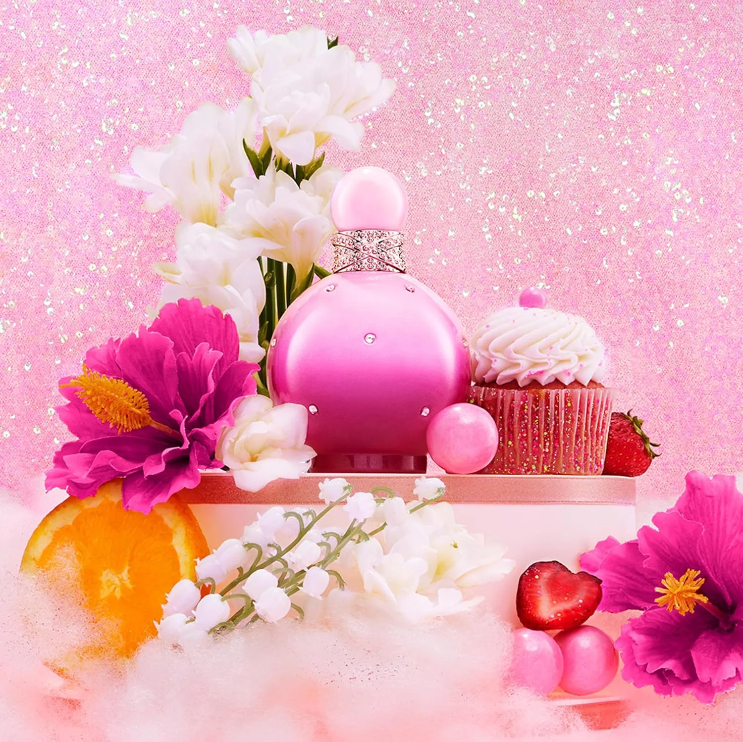 ادکلن زنانه بریتنی اسپیرز Candied Fantasy حجم 100 میلی لیتر - ادو تویلت زنانه - رایحه گلی و گورمند - نت های آدامس بادکنکی، گل بامیه صورتی و مشک - عطر زنانه - بطری آمبره صورتی ادکلن زنانه بریتنی اسپیرز Candied Fantasy حجم 100 میلی لیتر - ادو تویلت زنانه - رایحه گلی و گورمند - نت های آدامس بادکنکی، گل بامیه صورتی و مشک - عطر زنانه - بطری آمبره صورتی