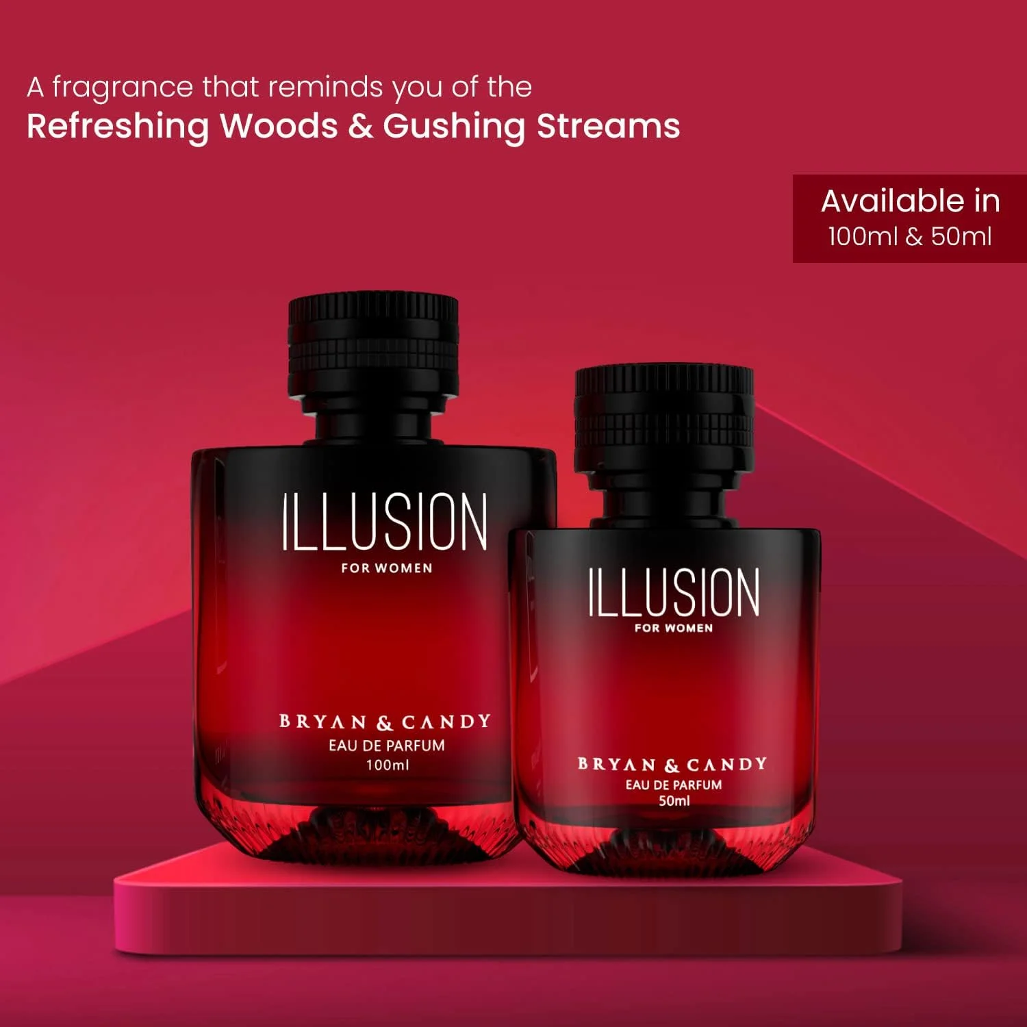 عطر زنانه ماندگار و آرامش بخش برایان اند کندی مدل Illusion (50 میلی لیتر - بسته 1 عددی)