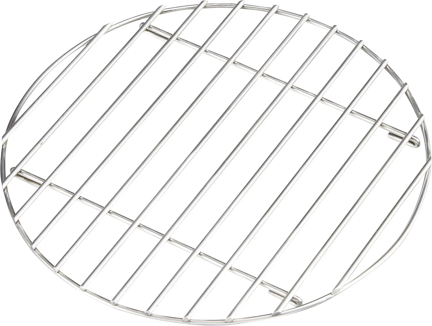 تابه چدنی کمپینگاز با توری گریل استیل، تابه بزرگ و گرد برای باربیکیو، قطر 31.6 سانتی متر