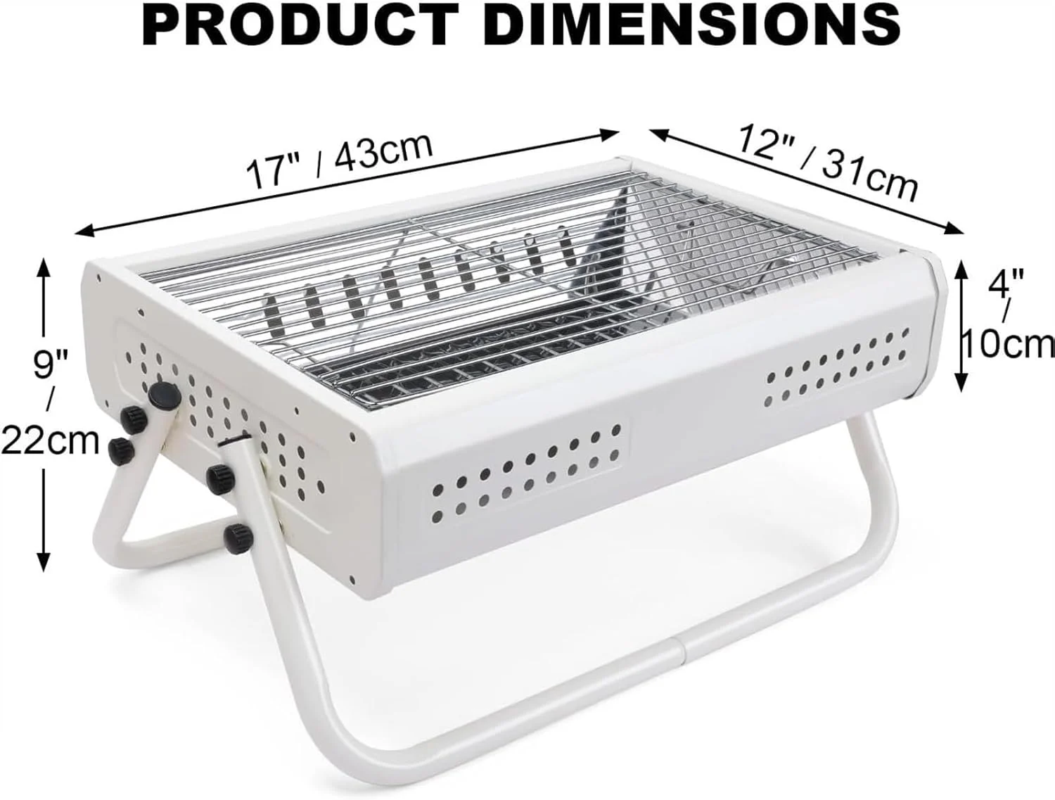 باربیکیو ذغالی رومیزی MOMENT با دسته، گریل قابل حمل برای کمپینگ و پیک نیک باربیکیو ذغالی رومیزی MOMENT با دسته، گریل قابل حمل برای کمپینگ و پیک نیک