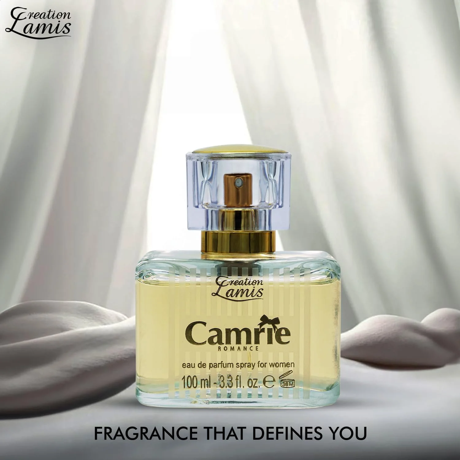 کریشن لامیس - کمری رومانس | رایحه ماندگار گلی، مشک و رز | عطر زنانه | ادو پرفیوم (EDP) - 100 میلی لیتر / 3.4 fl.oz کریشن لامیس - کمری رومانس | رایحه ماندگار گلی، مشک و رز | عطر زنانه | ادو پرفیوم (EDP) - 100 میلی لیتر / 3.4 fl.oz