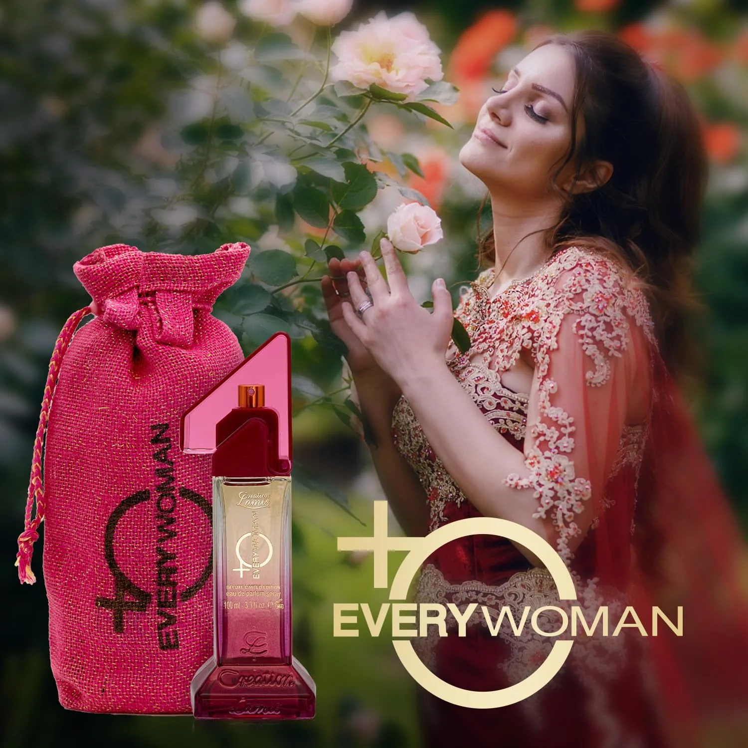 Creation Lamis - Every Woman | رایحه ماندگار مرکباتی، گلی و چوبی | ادکلن زنانه | ادو پرفیوم (EDP) - 100 میلی لیتر / 3.4 fl.oz Creation Lamis - Every Woman | رایحه ماندگار مرکباتی، گلی و چوبی | ادکلن زنانه | ادو پرفیوم (EDP) - 100 میلی لیتر / 3.4 fl.oz