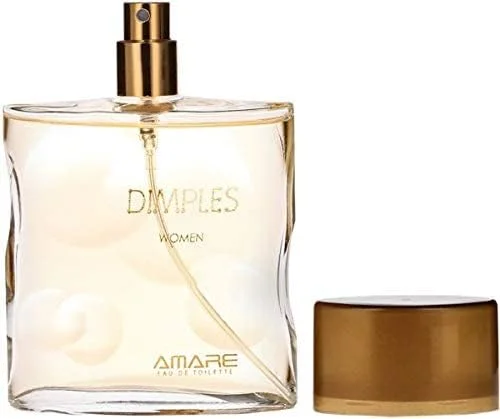 عطر زنانه دیمپلز بای آماره: ادو تویلت اسپری | عطر زنانه EDT | کلن زنانه | عطر زنانه | رایحه میوه ای و گلی | عطر ماندگار برای زنان | هدیه ایده آل | 90 میلی لیتر