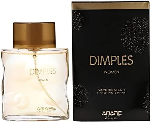 عطر زنانه دیمپلز بای آماره: ادو تویلت اسپری | عطر زنانه EDT | کلن زنانه | عطر زنانه | رایحه میوه ای و گلی | عطر ماندگار برای زنان | هدیه ایده آل | 90 میلی لیتر