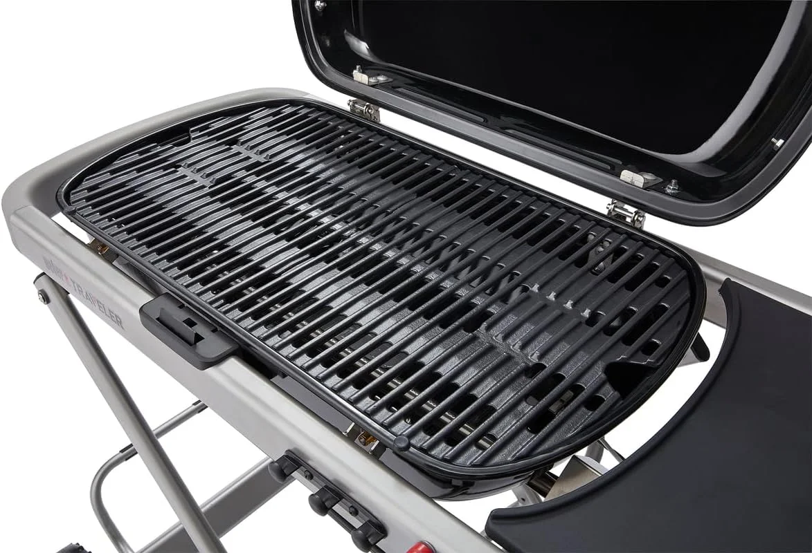 باربیکیو گازی قابل حمل Weber Traveler، مشکی | باربیکیو گازی ممتاز | CHA_TRA 9010085 باربیکیو گازی قابل حمل Weber Traveler، مشکی | باربیکیو گازی ممتاز | CHA_TRA 9010085
