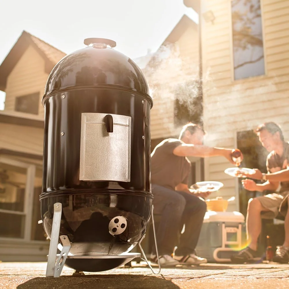 باربیکیو دودی زغالی Weber Smokey Mountain Cooker، مشکی