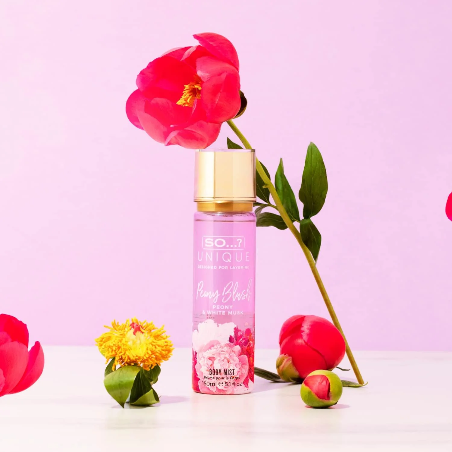 بادی میست زنانه So...? Unique Peony Blush | رایحه ای ظریف و گلی | اسپری بدن با رایحه ای با طراوت و ماندگار | مناسب برای استفاده روزانه و لحظات خاص 150 میلی لیتر بادی میست زنانه So...? Unique Peony Blush | رایحه ای ظریف و گلی | اسپری بدن با رایحه ای با طراوت و ماندگار | مناسب برای استفاده روزانه و لحظات خاص 150 میلی لیتر