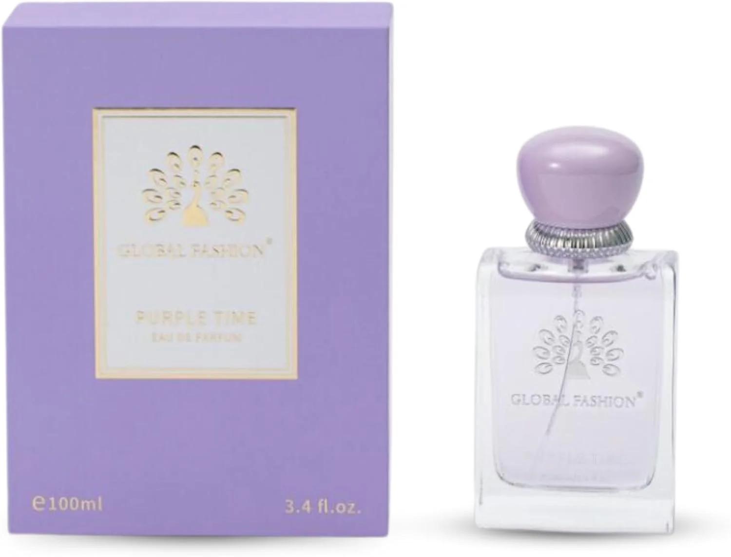 ادو پرفیوم مردانه - اسپری طبیعی عطر لوکس، ماندگاری طولانی، رایحه ای تازه و ظریف، هدیه ای عالی برای او | عطر لوکس ویپورایزر برای تمام فصول | گلوبال فشن (Purple Time)