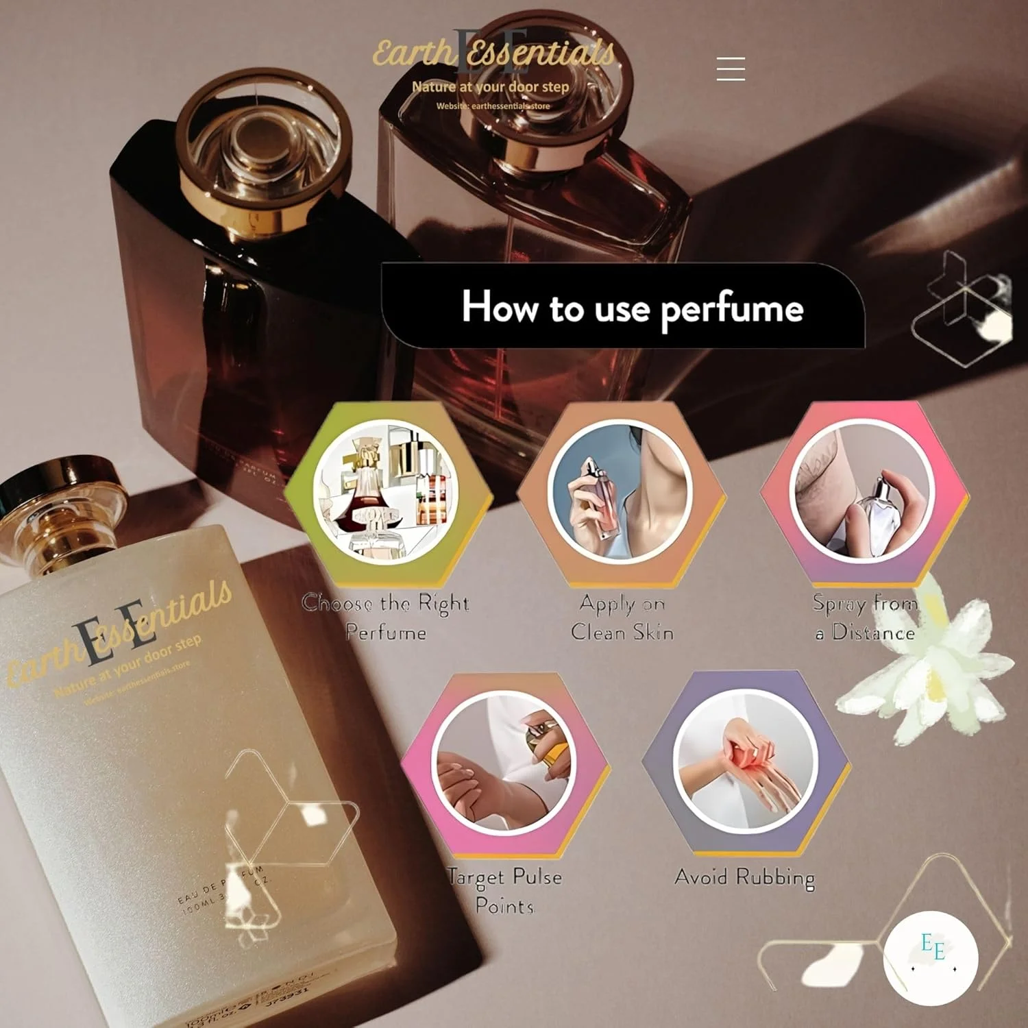 عطر Earth Essentials Ethereal، ماندگاری طولانی، رایحه طبیعی گل، خوشبو کننده بدن، عطر تازه و معطر، مناسب استفاده روزمره، عطر униsex، ایده آل برای مردان و زنان، اسپری ادو پرفیوم لوکس 30 میلی لیتر، بسته 1 عددی عطر Earth Essentials Ethereal، ماندگاری طولانی، رایحه طبیعی گل، خوشبو کننده بدن، عطر تازه و معطر، مناسب استفاده روزمره، عطر униsex، ایده آل برای مردان و زنان، اسپری ادو پرفیوم لوکس 30 میلی لیتر، بسته 1 عددی