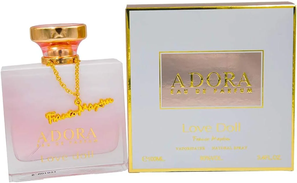 ادکلن زنانه دومونت ADORA (100ML) - اسپری بدن عطر برای زنان، دختران - ادکلن ماندگار با رایحه مرکبات، میوه ای، وانیل، مشک، یاس، چوبی، شیرین، گلدار
