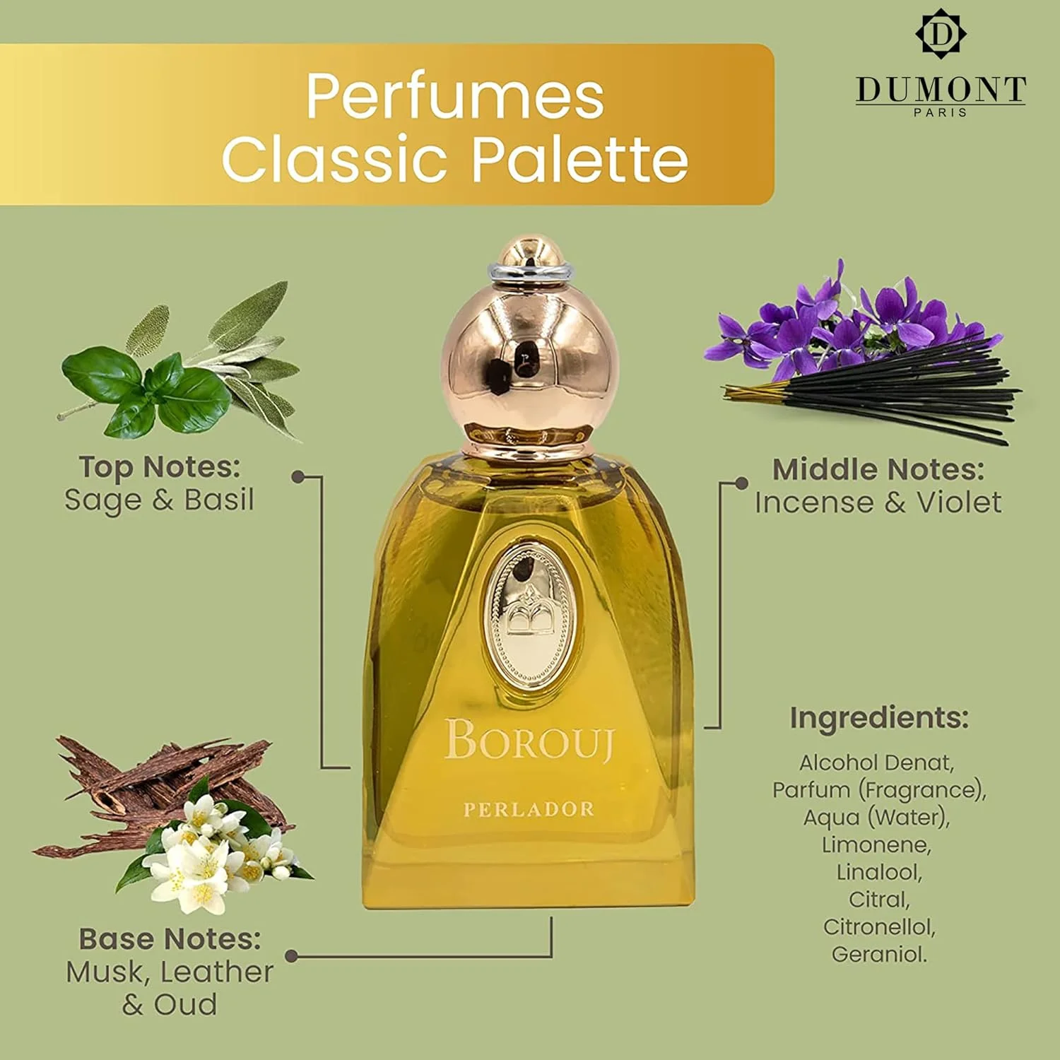 دومونت بوروج پرلادور - 85 میلی لیتر - عطر یونیسکس برای مردان و زنان - رایحه الهام گرفته از عرب با نت های مشک - عطر و اسپری بدن ماندگار - برای او و او دومونت بوروج پرلادور - 85 میلی لیتر - عطر یونیسکس برای مردان و زنان - رایحه الهام گرفته از عرب با نت های مشک - عطر و اسپری بدن ماندگار - برای او و او