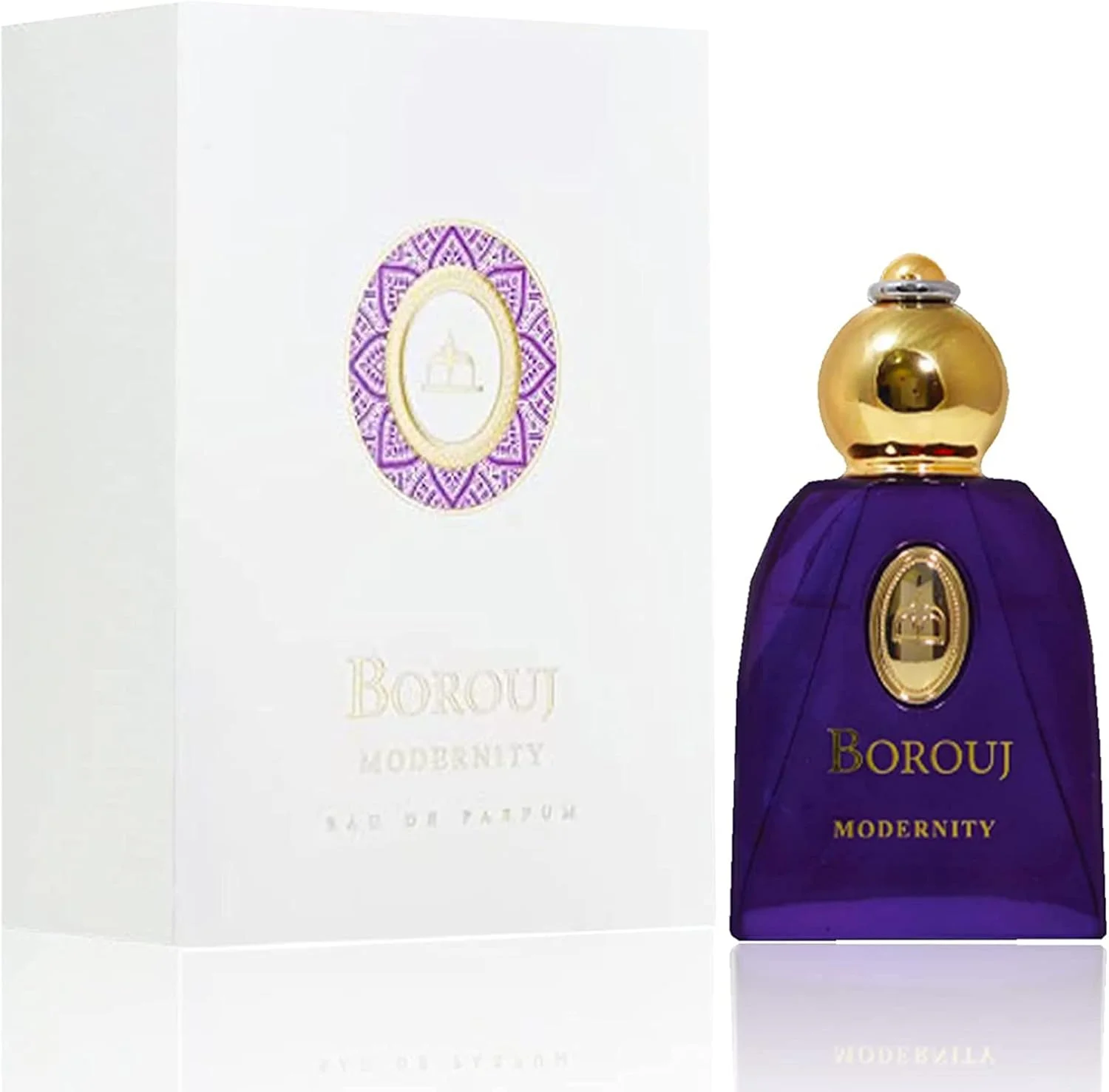 ادکلن مسافرتی 85 میل بوروج مدرنیتی دومونت - عطر یونیسکس با الهام از رایحه عربی برای مردان و زنان - رایحه مرکبات، گل، میوه، عنبر و چوب - ماندگاری طولانی