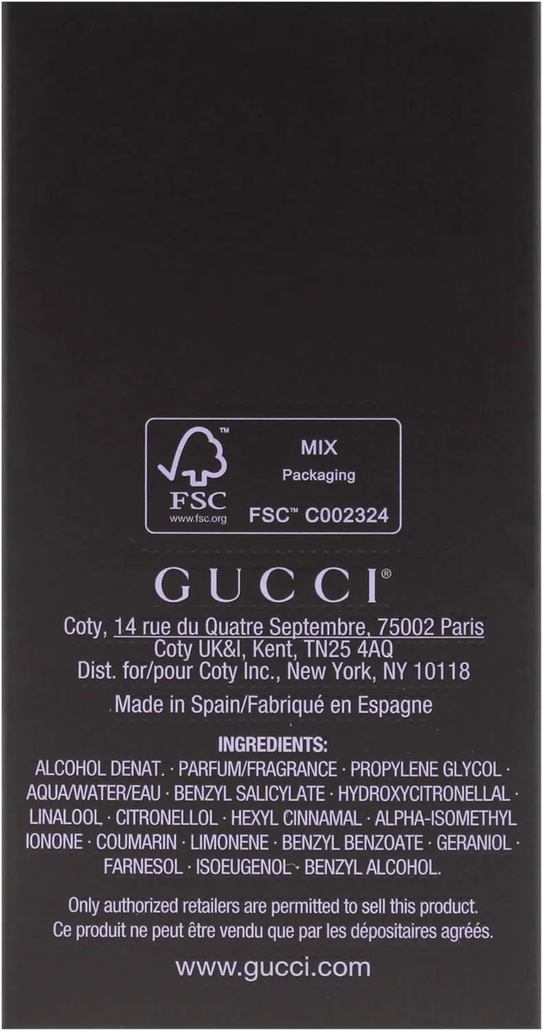 عطر زنانه گوچی، استاندارد عطر زنانه گوچی، استاندارد