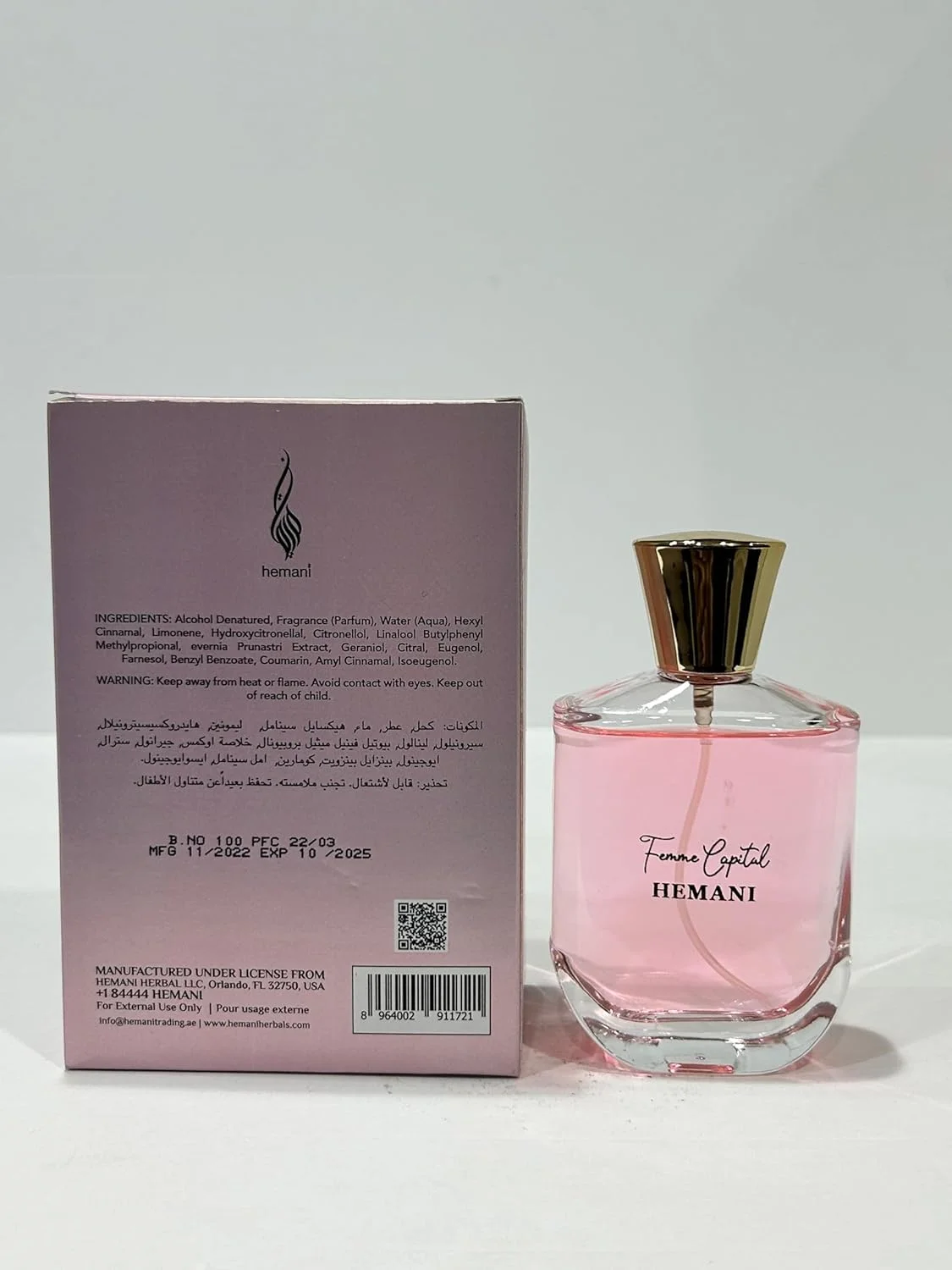 ادکلن زنانه هِمانی FEMME CAPITAL EDT
