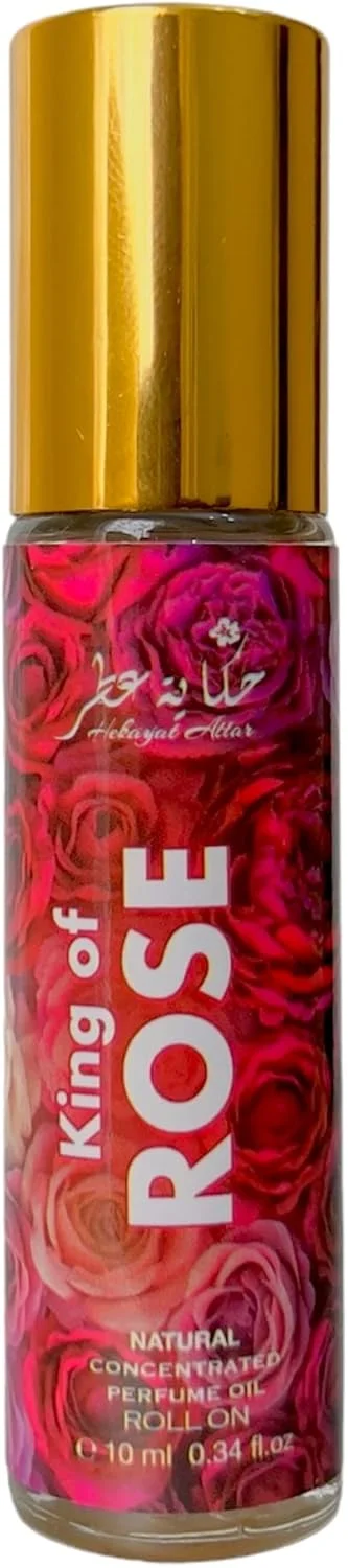 عطر رولی روغن گل رز هکایت عطار King of Rose 10 میلی لیتر