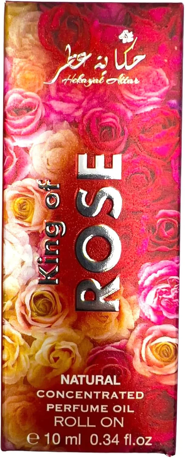 عطر رولی روغن گل رز هکایت عطار King of Rose 10 میلی لیتر