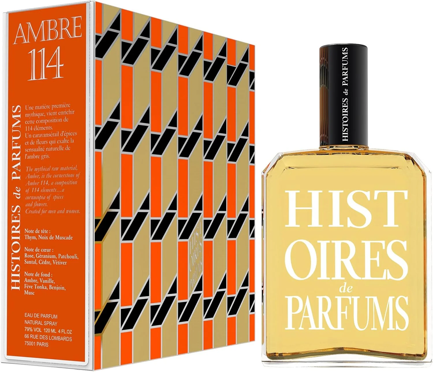 ادو پرفیوم زنانه Histoires De Perfums Ambre 114، حجم 120 میلی لیتر