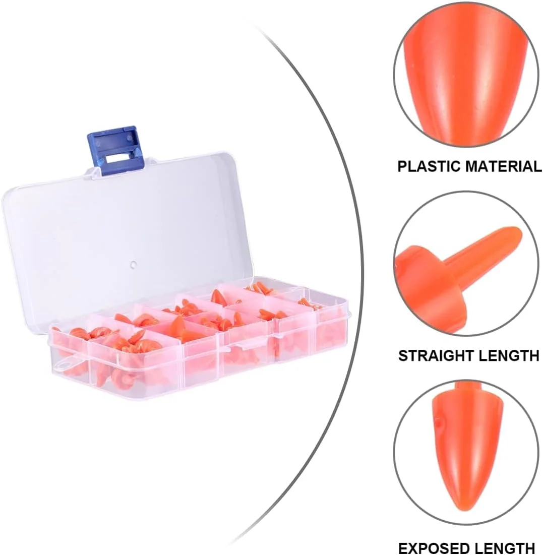 YJXPP 1 مجموعه بینی آدم برفی کریسمس مینیاتوری، بینی آدم برفی متنوع، لوازم ساخت عروسک، هدایای مهمانی کودکان برای پروژه صنایع دستی DIY
