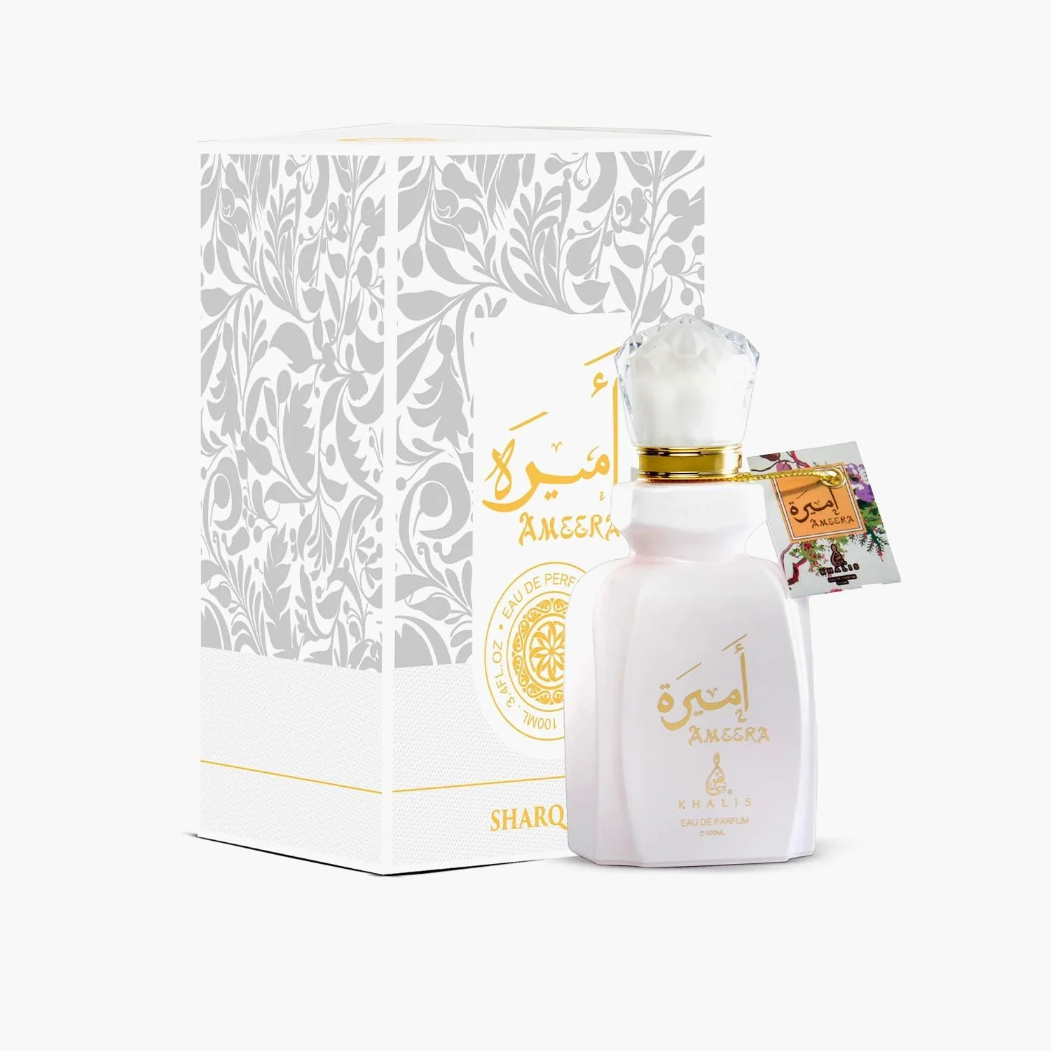عطر زنانه خالص پرفیومز آمیره نیو شرقیات، ادو پرفیوم، 100 میلی لیتر، رایحه گلی شرقی، نت های پشن فروت، رز، سدر، و وانیل