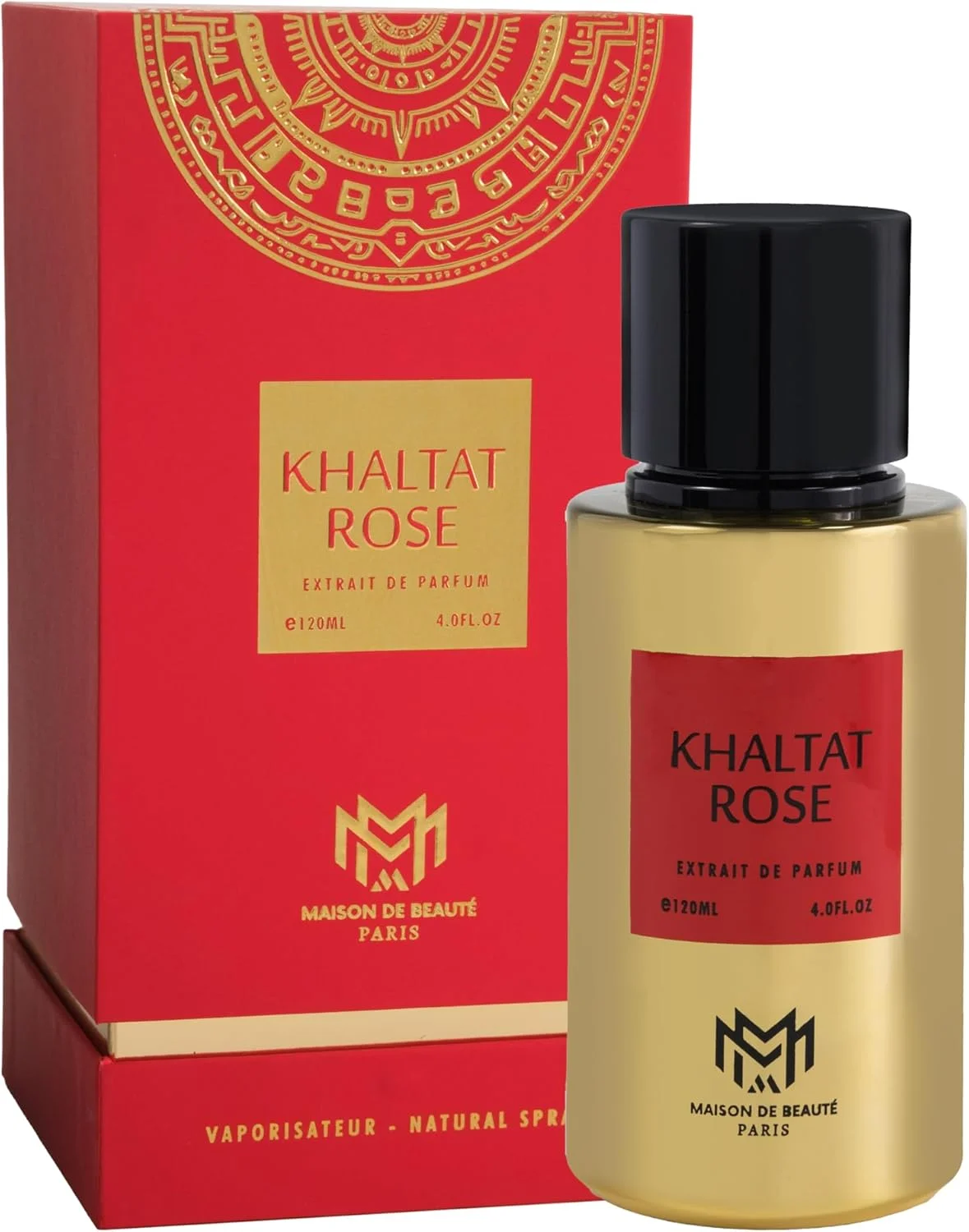 عطر Maison de Beauté Paris Khaltat Rose Extrait de Parfum 120ml – عطر لوکس یونیسکس با رایحه رز، یاس و وانیل – رایحه عربی ماندگار برای مردان و زنان