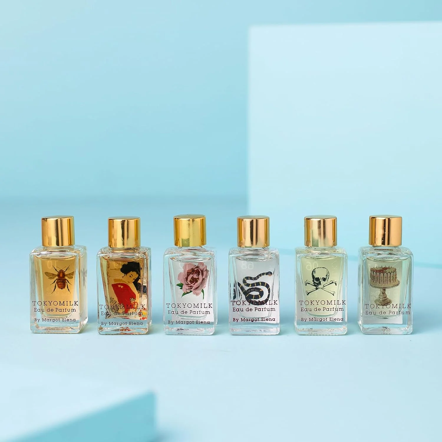 ست کشف ادو پرفیوم TOKYOMILK، 6 عطر در بطری های 6.8 میلی لیتری - عطر زنانه، ست عطر مینی، ست نمونه عطر، ست هدیه عطر زنانه، عطرهای سایز نمونه