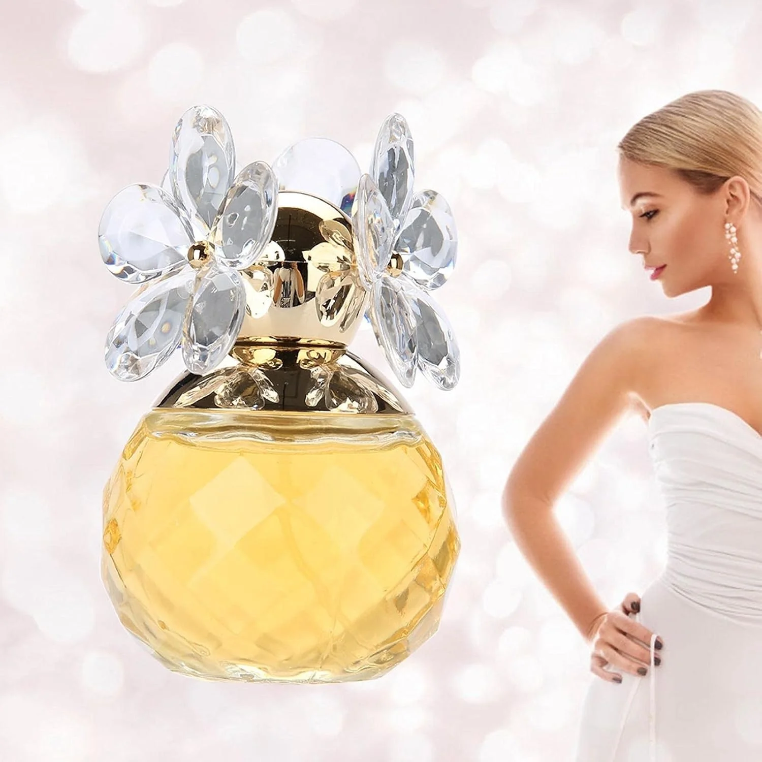 ادو تویلت زنانه، عطر با طراوت با ماندگاری طولانی، رایحه گلی میوه ای، عطر زنانه 60 میلی لیتر، طلایی ادو تویلت زنانه، عطر با طراوت با ماندگاری طولانی، رایحه گلی میوه ای، عطر زنانه 60 میلی لیتر، طلایی