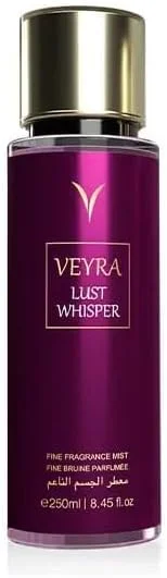 اسپری خوشبو کننده بدن ویرا Lust Whisper حجم 250 میلی لیتر - بادی میست ماندگار برای زنان و مردان با رایحه های میوه ای و گلی | اسپری عطر سبک روزانه | بدون پارابن | بطری شیک برای مسافرت یا میز آرایش