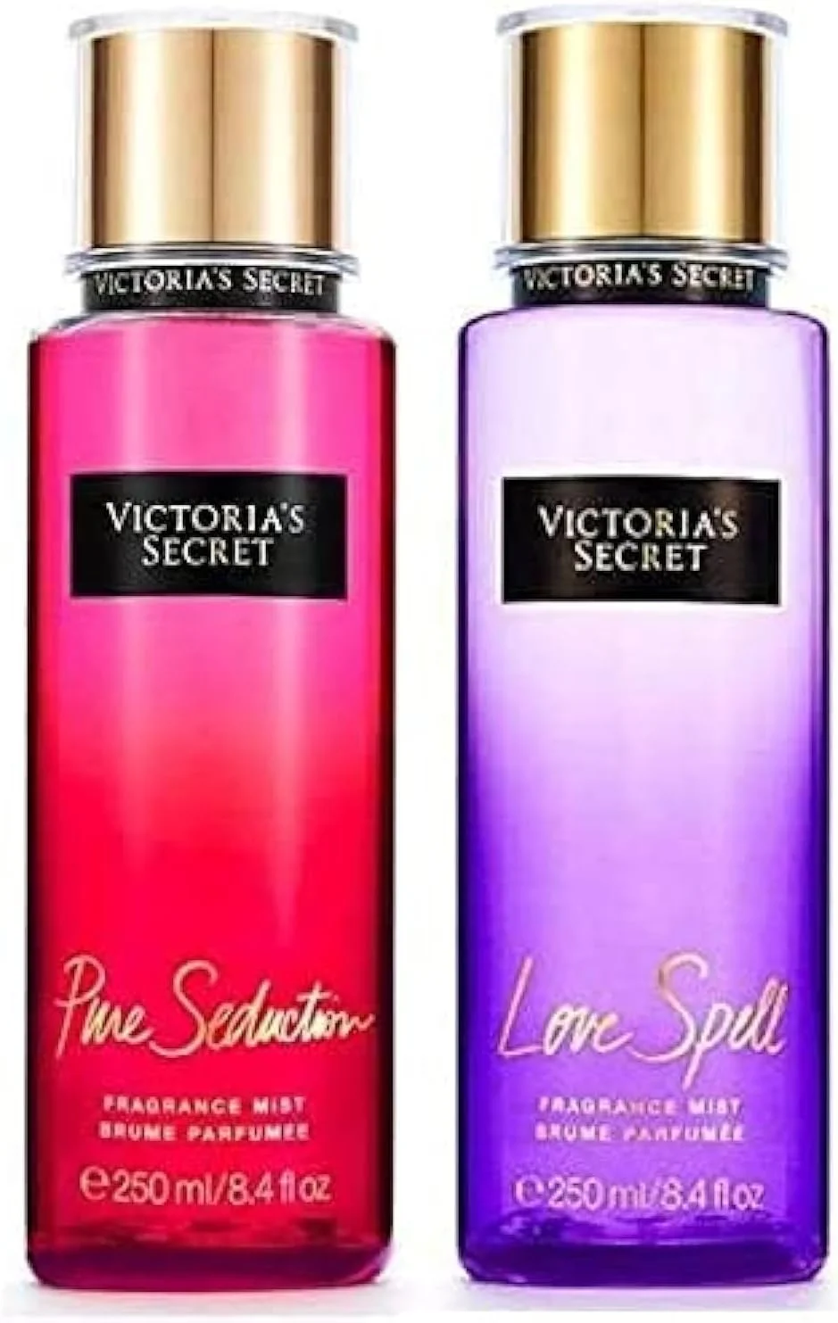 ست بادی میست زنانه ویکتوریا سکرت 2 عددی Love Spell Plus Pure Seduction، 2x250ML