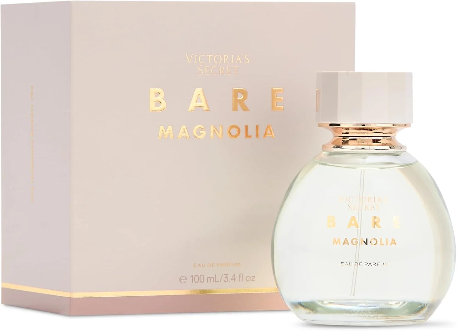 ویکتوریا سکرت Bare Magnolia Eau de Parfum، رایحه گل پرتقال، چوب و وانیل مشک، عطر زنانه (100 میلی لیتر)