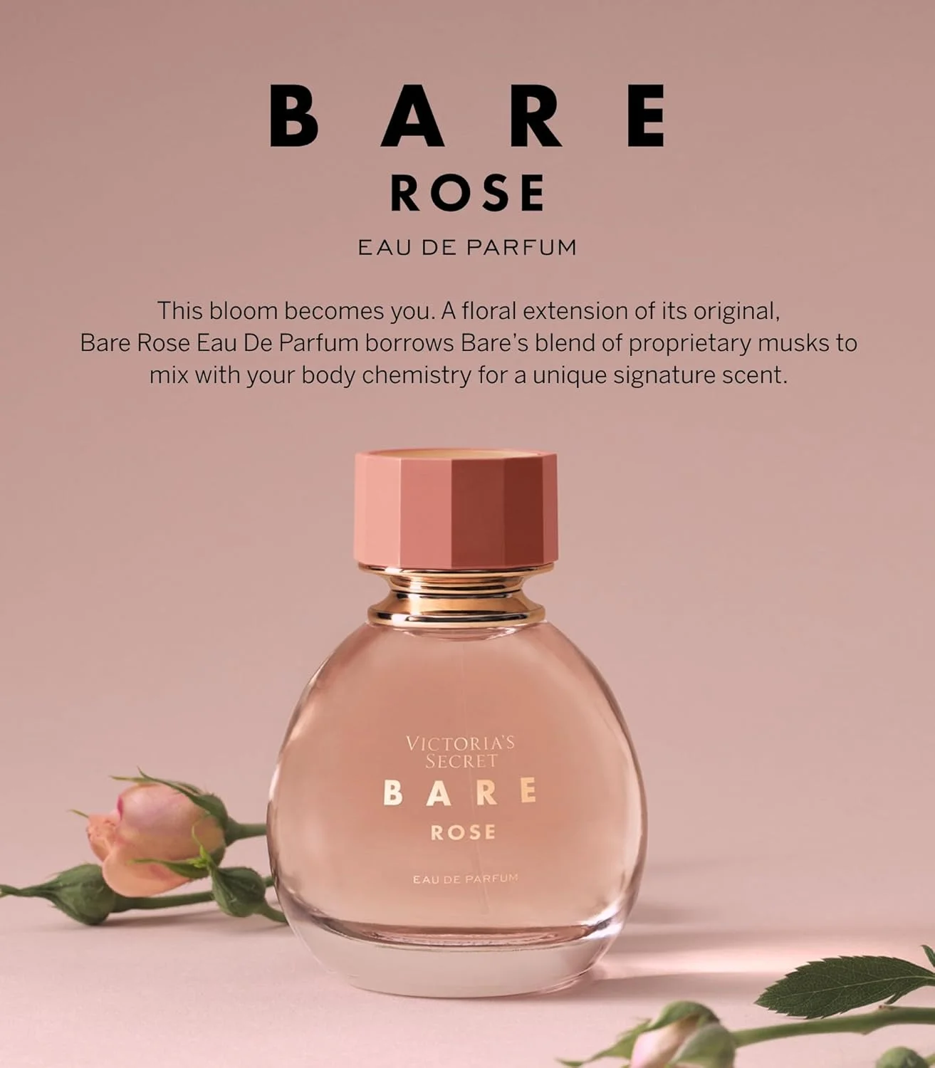 ویکتوریا سکرت Bare Rose ادو پرفیوم، رایحه پوست گلابی، رز سانتیفولیا و چوب های شفاف، عطر زنانه (100 میلی لیتر) ویکتوریا سکرت Bare Rose ادو پرفیوم، رایحه پوست گلابی، رز سانتیفولیا و چوب های شفاف، عطر زنانه (100 میلی لیتر)