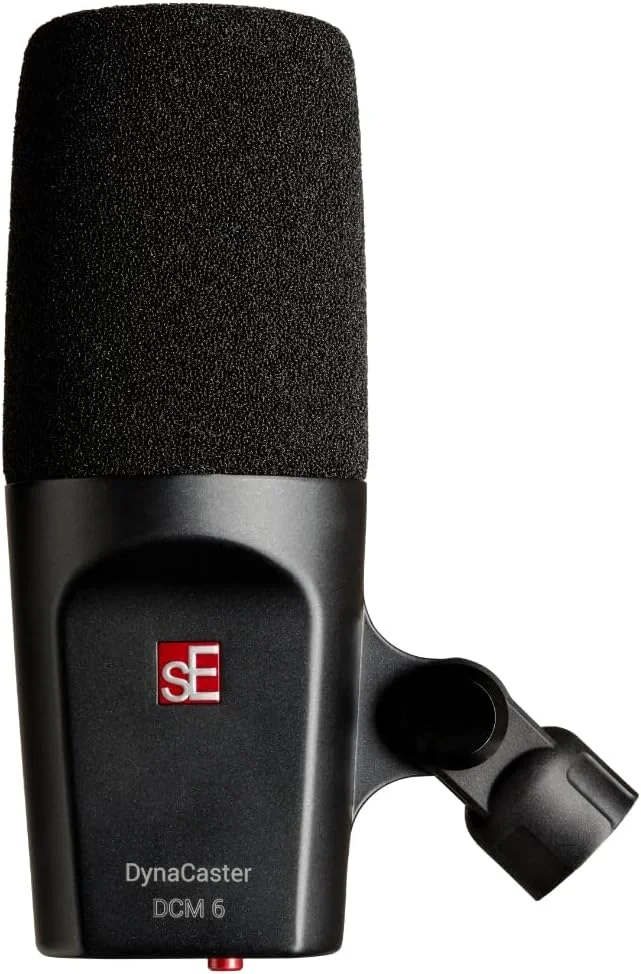 میکروفون دینامیک کاردیوئید فعال sE Electronics DCM6 با فناوری DYNAMITE، پاپ فیلتر و شوک مونت میکروفون دینامیک کاردیوئید فعال sE Electronics DCM6 با فناوری DYNAMITE، پاپ فیلتر و شوک مونت