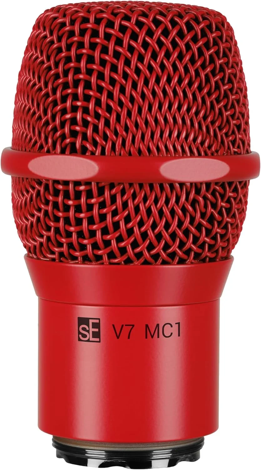کپسول میکروفون SE Electronics V7-MC1-RED V7 برای سیستم های بی سیم Shure، قرمز