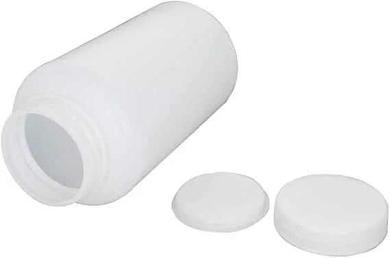مجموعه 5 عددی ظروف شیمیایی استوانه ای آزمایشگاهی 250 میلی لیتری کینگ ماریوت، بطری پلی اتیلن معرف 8oz برای آزمایشگاه مدرسه زیست شناسی شیمی