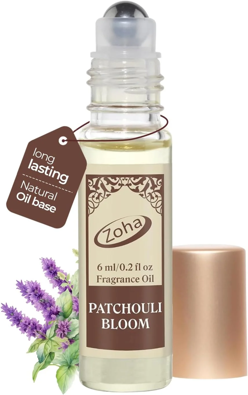 عطر زوها، شکوفه نعناع هندی زنانه و مردانه، روغن عطر رولی وگان ضد حساسیت و بدون الکل
