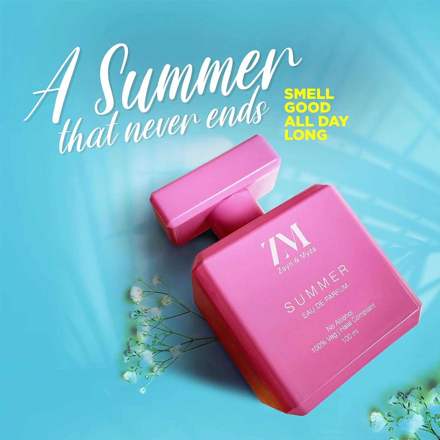 عطر زنانه ZM Zayn & Myza SUMMER - 100ml ادو پرفیوم گلی شرقی | بدون الکل و ماندگاری طولانی عطر زنانه ZM Zayn & Myza SUMMER - 100ml ادو پرفیوم گلی شرقی | بدون الکل و ماندگاری طولانی